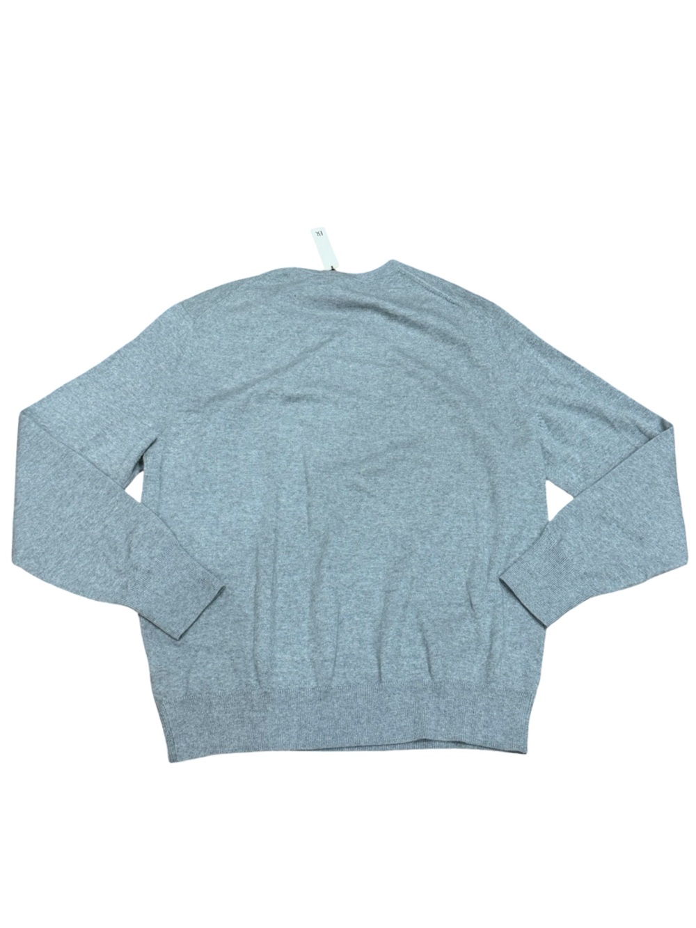 ✨ Banana Republic NWT Men's Merino Wool Crewneck Sweater Heather Gray Size L - Picture 10 of 11
